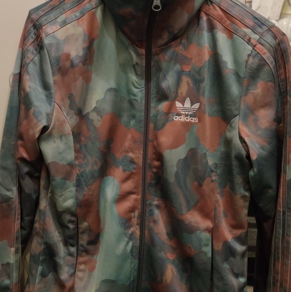 Adidas Pastel Swirls Track Jacket Sz S - Picture 10 of 12